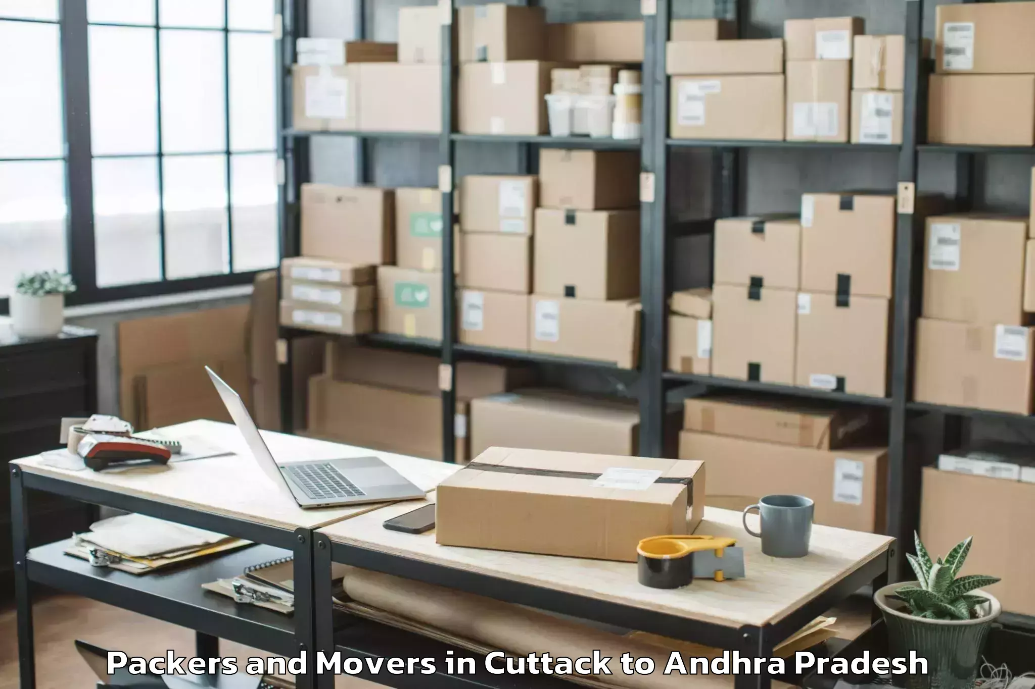 Top Cuttack to Uravakonda Packers And Movers Available